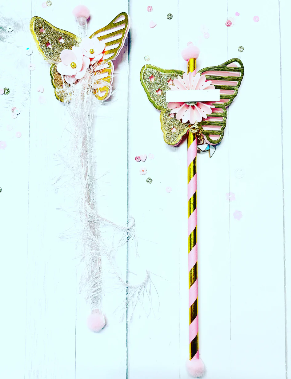 American Flag Butterfly Straw Topper - Image 6