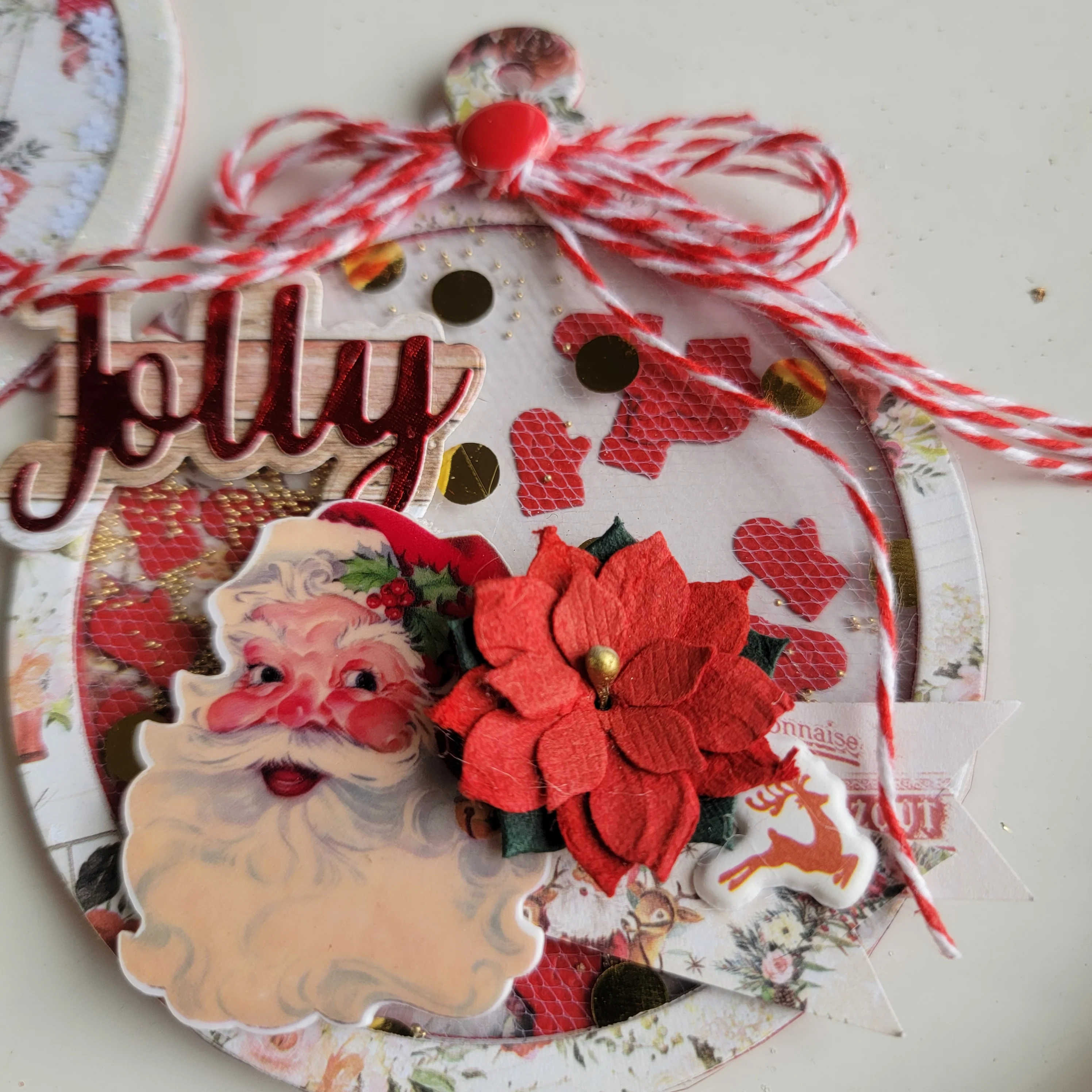 Candy Cane Memorydex Shaker Card - Image 13