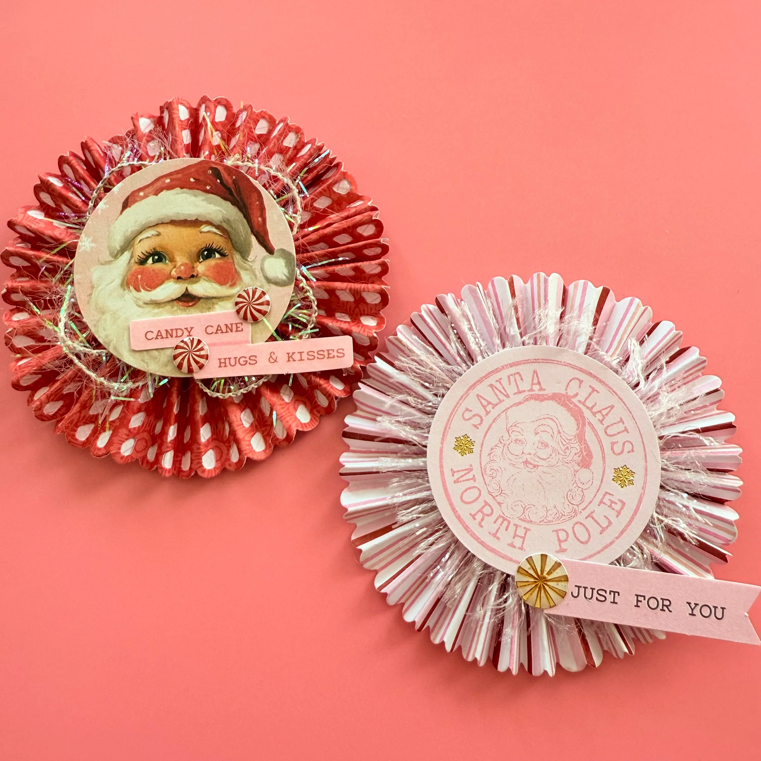 Candy Cane Rosette Duo - Image 2