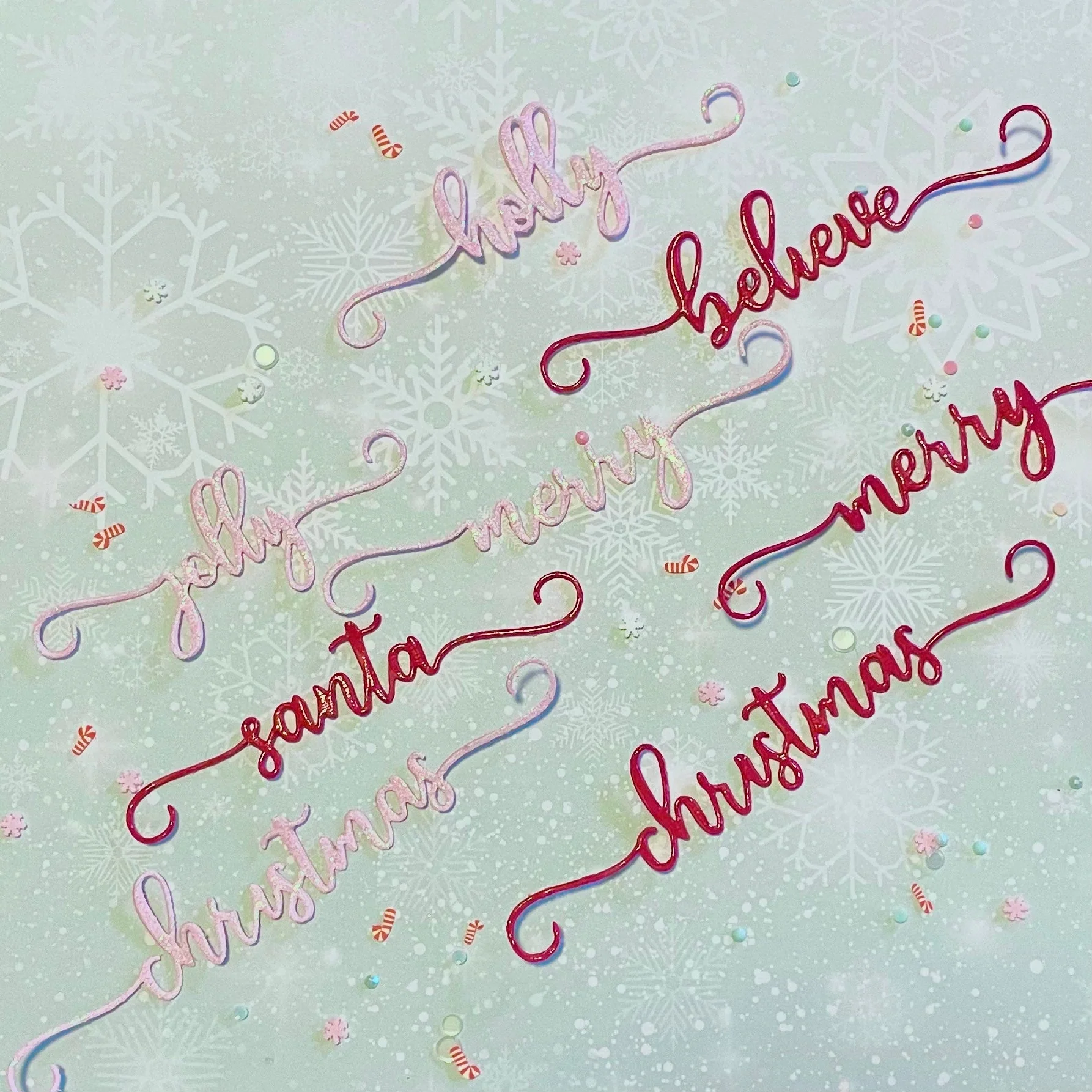 Christmas Script Words - Image 3