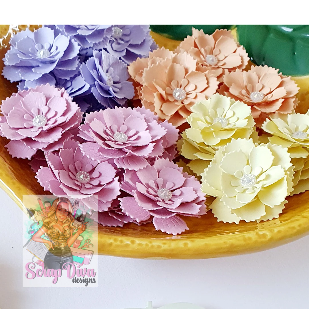 Frilly Rose Flower Plate - Image 25