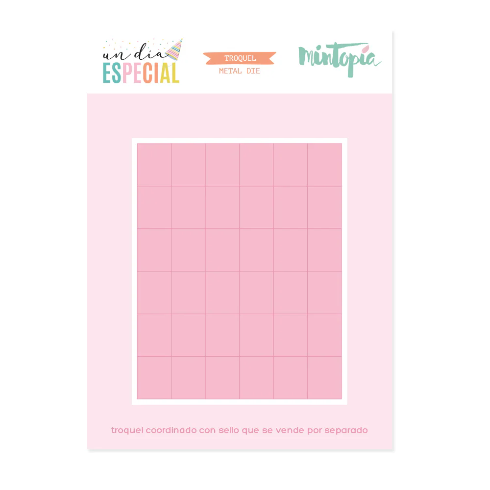 Grid Die & Stamp Set - Mintopia