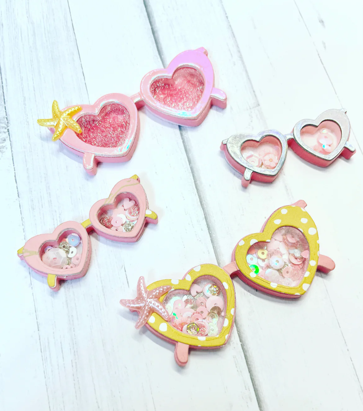 Mini Heart Shaker Sunglasses - Image 9