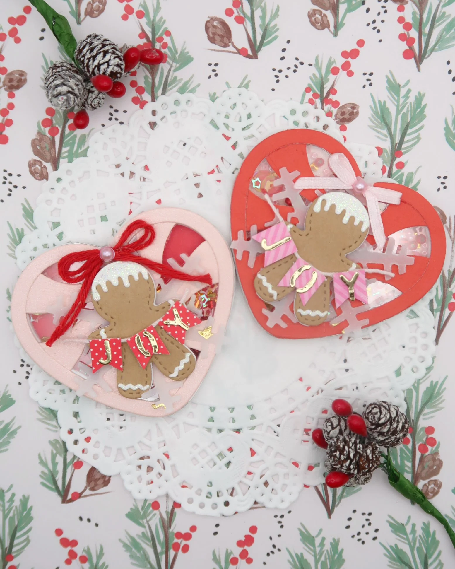 Peppermint Heart Candy Shaker - Image 2