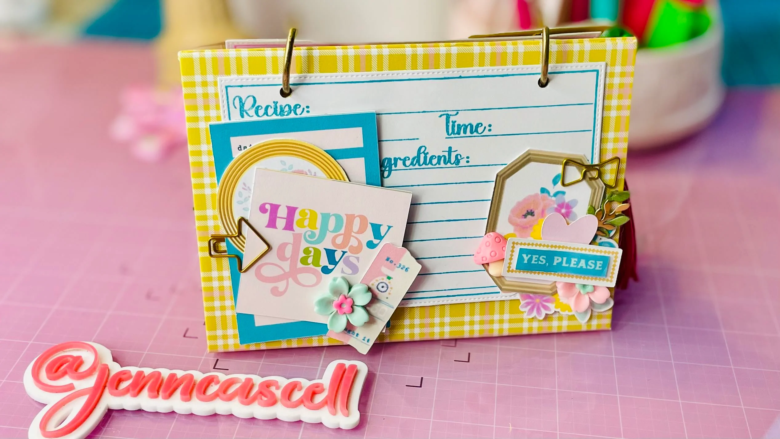 Recipe Card Stamp & Die Set - Image 4