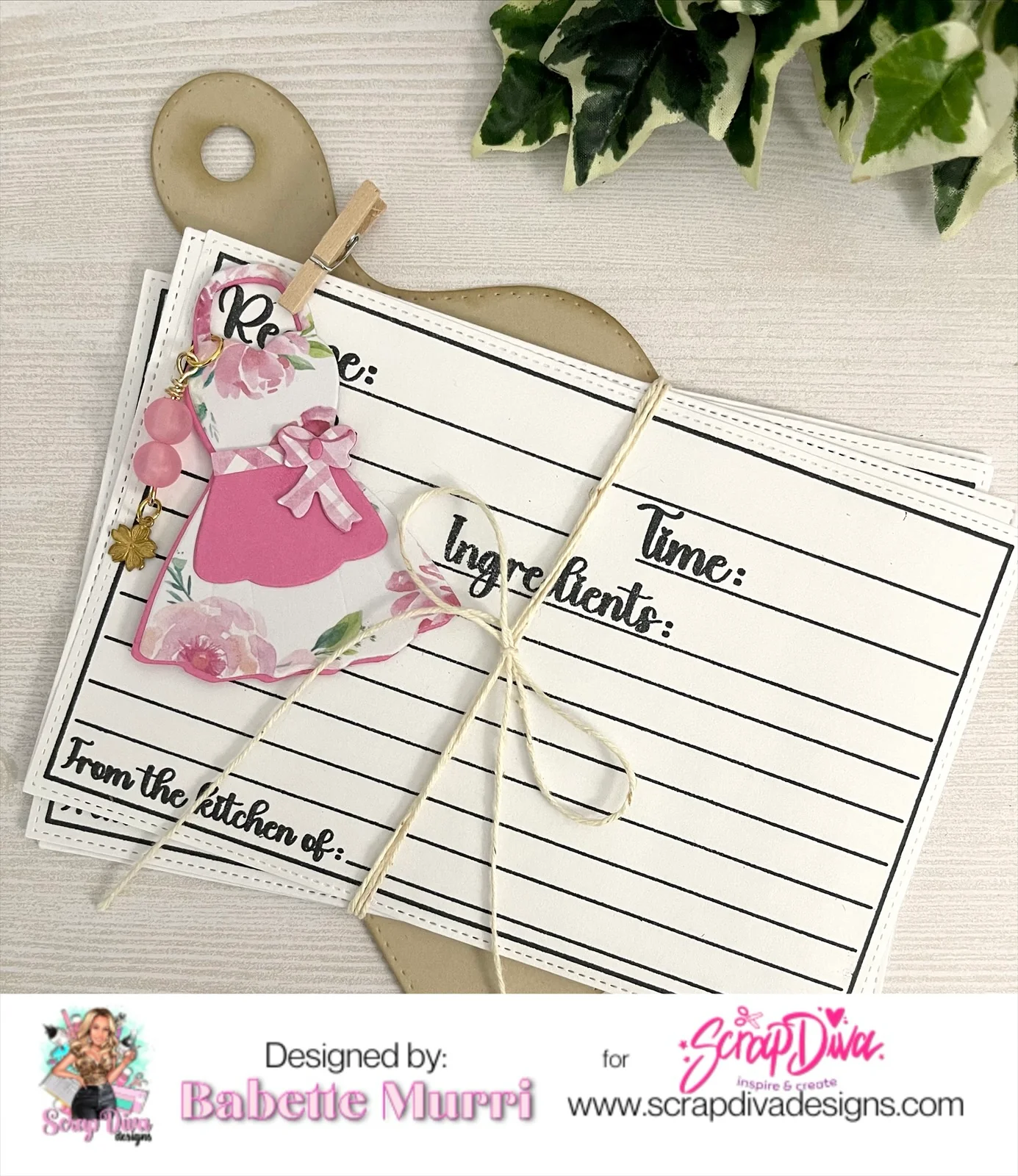Recipe Card Stamp & Die Set - Image 7