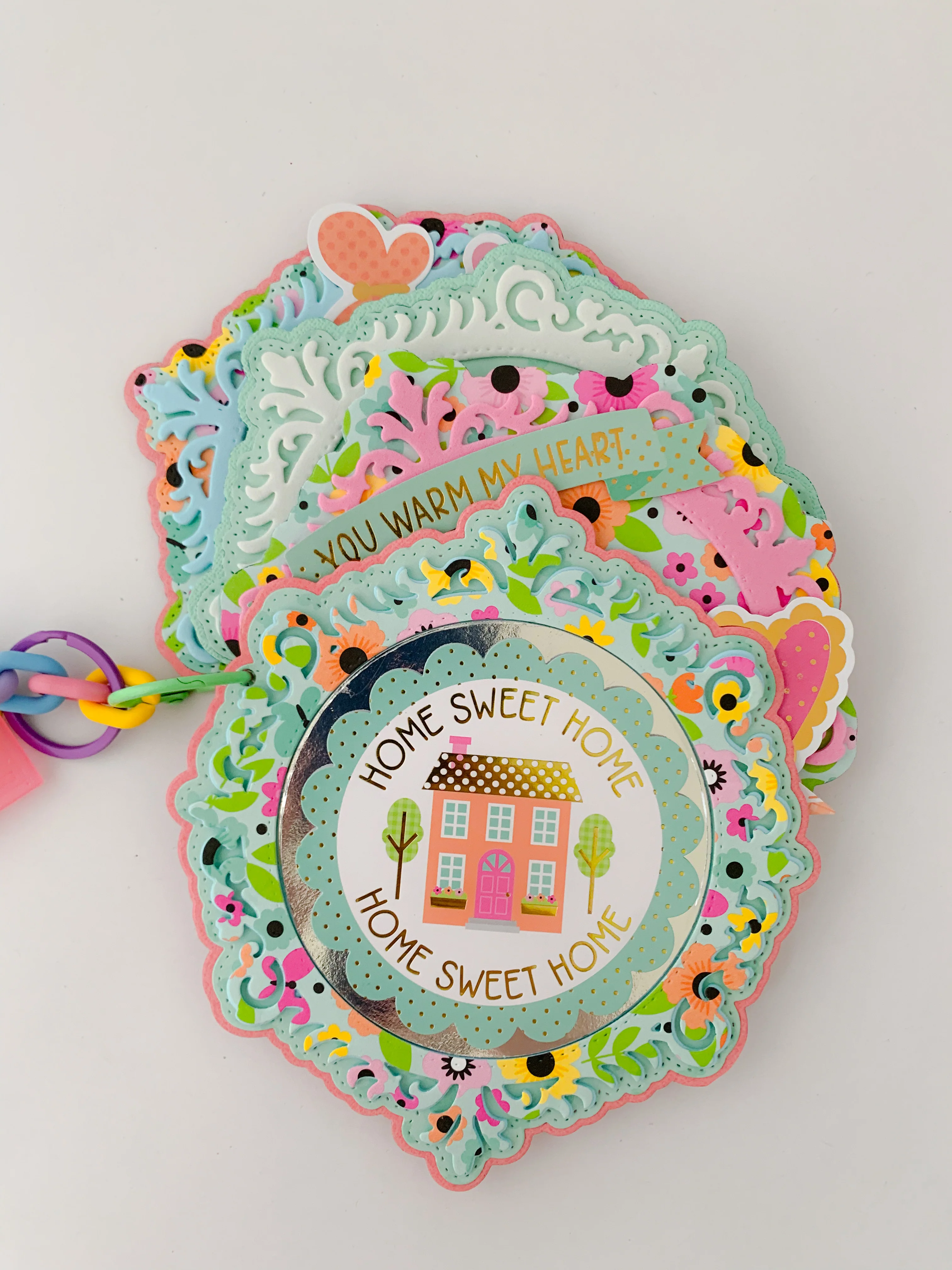Shabby Chic Circle Mini Album - Image 24
